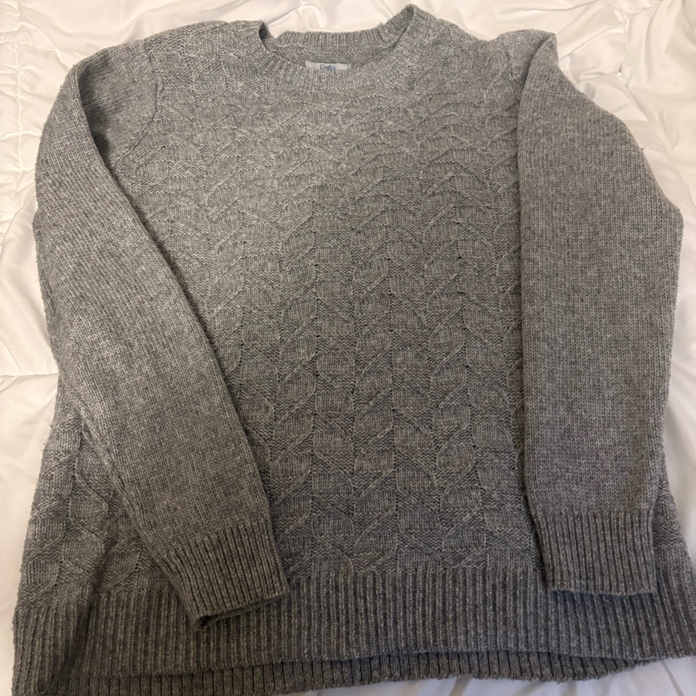 Croft & Barrow Women’s Gray Crewneck Sweater